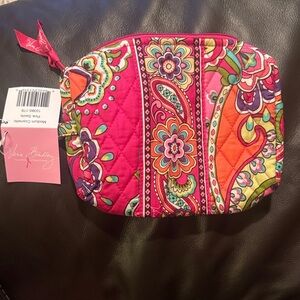 Vera Bradley Vibrant Floral Medium Cosmetic Bag (New)
